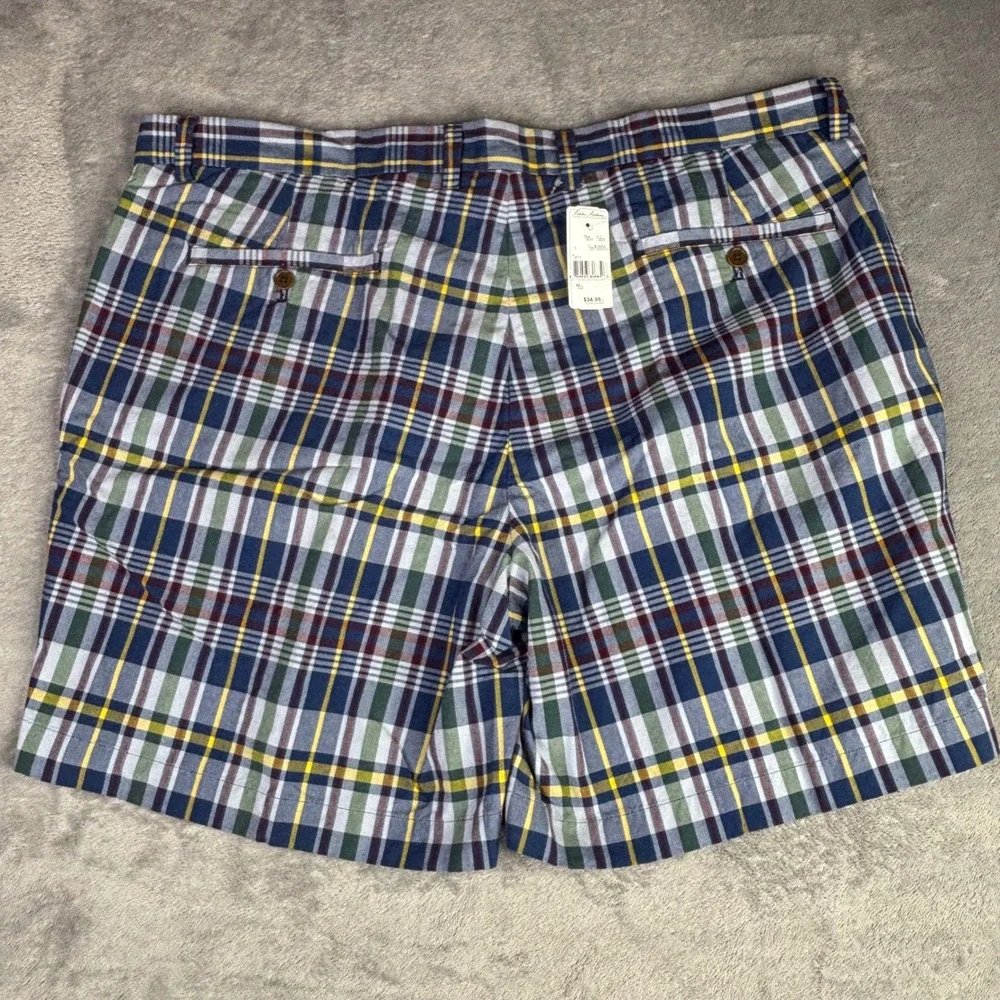 Brooks Brothers Bermuda Shorts Mens 40 Multi Plaid Cotton Madras Preppy New